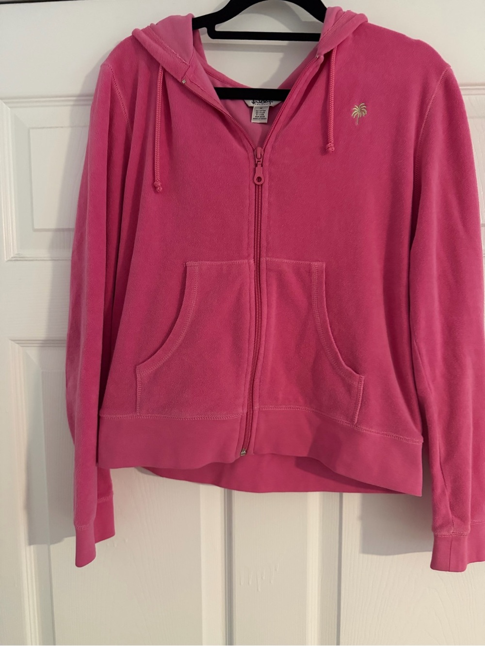 Lilly Pulitzer Hot Pink Zip-Up Hoodie